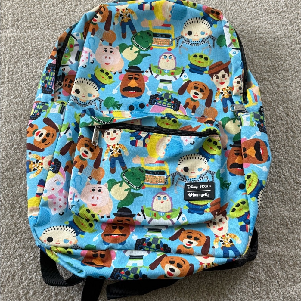 Disney Pixar Loungefly Toy Story Full Size Backpack